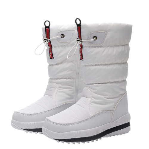 東北雪地靴女長筒冬季新款加絨加厚高幫防水防滑保暖棉鞋女長靴子 東北雪地靴女長筒冬季新款加絨加厚高幫防水防滑保暖棉鞋女長靴子