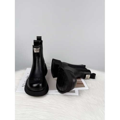 厚底真皮馬丁靴女英倫風百搭顯瘦短靴2025秋冬季新款軟底菸筒單靴