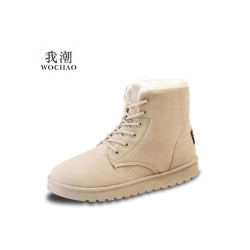雪地靴女2026秋冬季新款大碼棉鞋子加絨加厚百搭保暖靴子女款冬天