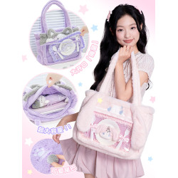 RosyPosy柔設毛絨包痛包大容量單肩包娃包二次元穀子包斜後後背包原創