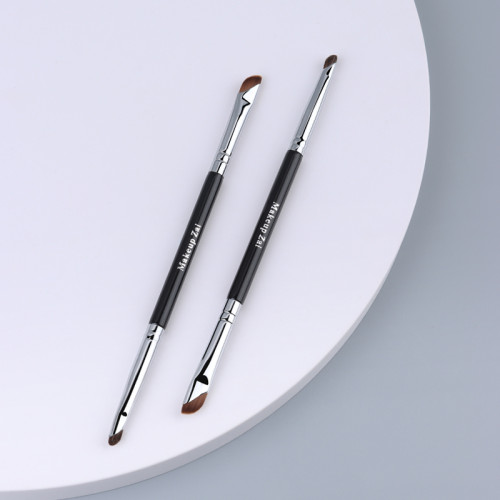 魅仔K177雙頭眼線刷眉刷鐮刀下至臥蠶刷斜角刀鋒細節一支裝化妝刷 魅仔K177雙頭眼線刷眉刷鐮刀下至臥蠶刷斜角刀鋒細節一支裝化妝刷