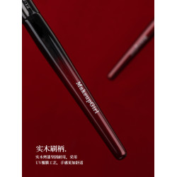 魅女郎硃釉N12腮紅刷斜坡型點彩刷細光鋒羊毛修容刷一支裝化妝刷