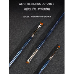 shoushoulang/受受狼眉刷扁頭斜角眼線刷眉膏眉粉刷眼部化妝刷