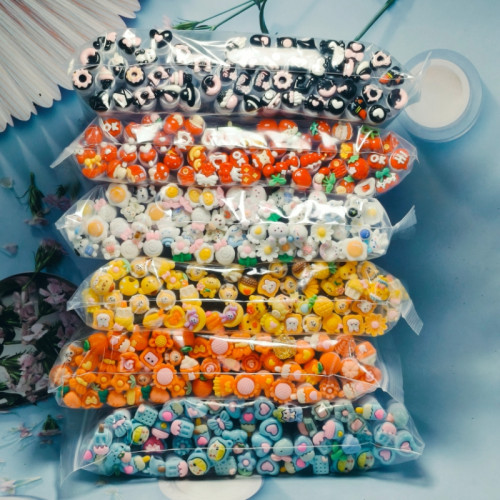 卡通多色嫁接假睫毛刷美睫獨立試琯裝一次性螺旋水晶睫毛刷化妝刷