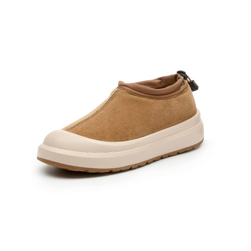 【男女同款】綿羊毛女棉鞋2025新款加絨雪地靴保暖厚底增高短靴