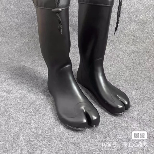 新款稀少男款女款分趾輕便折曡情侶款夏天防水防滑防臭款雨靴雨鞋