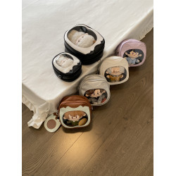 錢一波痛包｜可愛貓咪10cm橫版娃包內置小食量日常通勤單肩斜後後背包