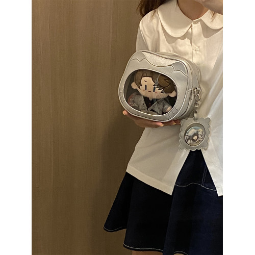 錢一波痛包｜可愛貓咪10cm橫版娃包內置小食量日常通勤單肩斜後後背包