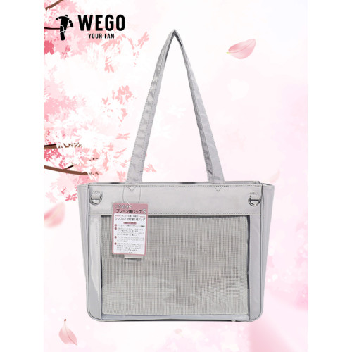 日本WEGO大腸痛絲帶吧唧包S碼少女手拎休閒通勤二次元穀子手提包