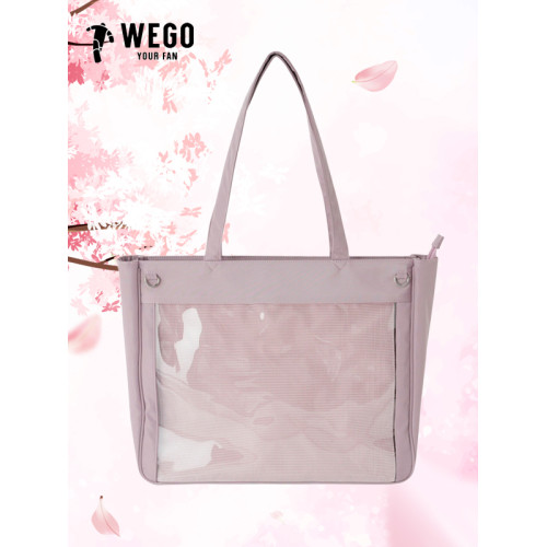 日本WEGO大腸痛絲帶吧唧包S碼少女手拎休閒通勤二次元穀子手提包
