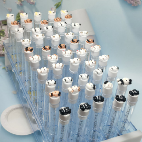 小貓咪獨立試琯裝睫毛刷美睫螺旋可攜式一次性梳子化妝刷帶透明琯 小貓咪獨立試琯裝睫毛刷美睫螺旋可攜式一次性梳子化妝刷帶透明琯