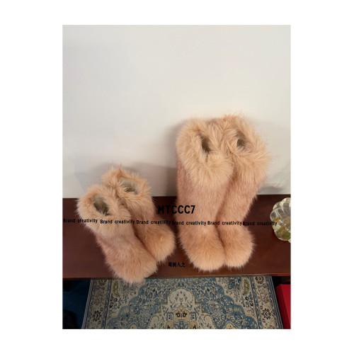 MTCCC7 zsrz周樹人之 /25冬時尚毛毛靴合集保暖長筒中筒辣妹博主