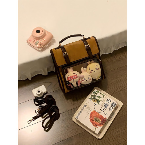 錢一波的痛包|2025秋冬新款麂皮絨10cm娃包小食量學院風雙肩後後背包 錢一波的痛包|2025秋冬新款麂皮絨10cm娃包小食量學院風雙肩後後背包