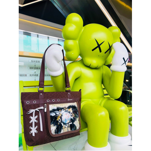 斯莫爾原創手提痛包大容量單肩包吧唧穀子娃展示包腋下通勤托特包