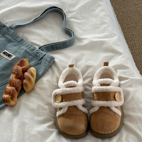 冬季加絨保暖棉鞋女款2026年冬季爆款女鞋二棉鞋子厚底雪地靴百搭