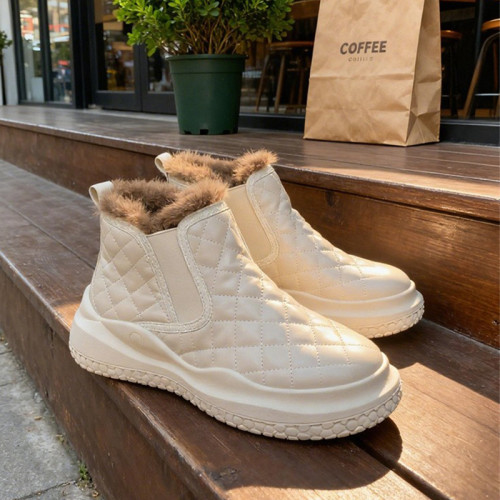 網紅雪地靴女2026冬季新款加絨加厚外穿厚底棉鞋防水防滑短筒靴子