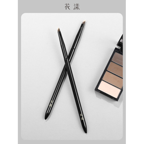 花漾淩雲LY08尖刀眼線刷細節臥蠶刷眼瞼下至刷扁平頭滄州化妝刷子