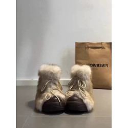 時尚千禧辣妹風保暖抗寒厚底東北雪地靴女款2025年冬天新款大頭靴