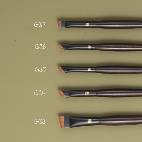 鐮刀眼線刷超薄斜角刀鋒眼瞼眼角臥蠶眼線膏刷眉刷化妝刷仙寶蘭