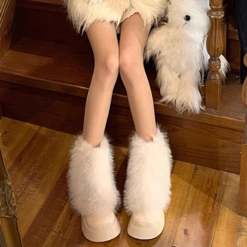 小個子厚底增高短筒雪地靴女2025年冬季新款時尚百搭加絨保暖棉靴