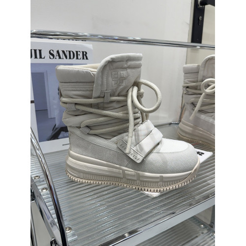 歐貨真皮厚底雪地靴女防水2025冬季新款加絨保暖棉鞋增高短靴子潮