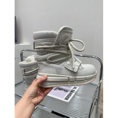 歐貨真皮厚底雪地靴女防水2025冬季新款加絨保暖棉鞋增高短靴子潮