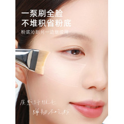 郭小妞瑰金月牙粉底刷粉底液專用刷底妝扁頭上妝粉膏刷輕薄無痕