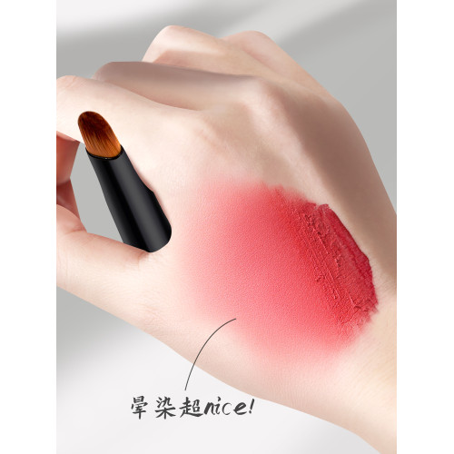 雙頭脣刷脣線筆刷暈染潤脣膏脣釉伸縮可攜式帶蓋迷你化妝專業口紅刷