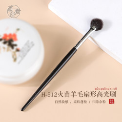 畫春堂小號扇形高光刷H512動物毛細節面中面部提亮刷定妝化妝刷子
