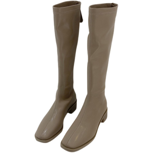 馬丁靴女春秋單靴2026年新款騎士靴高筒長靴網紅瘦瘦靴鞋子長筒靴