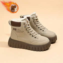 厚底雪地靴女冬季2026新款靴子加絨加厚運動女鞋防滑保暖防寒棉鞋