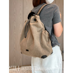 輕奢帆布高顔值雙肩包女2026新款輕便通勤女士後後背包高級小衆旅遊大