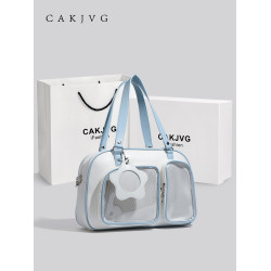 CAKJVG動漫可愛少女痛包雙肩包2025新款學院風吧唧娃包單肩斜後後背包