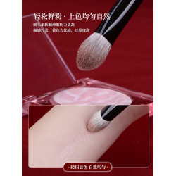 魅女郎硃釉N21錐形高光刷三角形侷部定妝啞光提亮刷動物毛化妝刷
