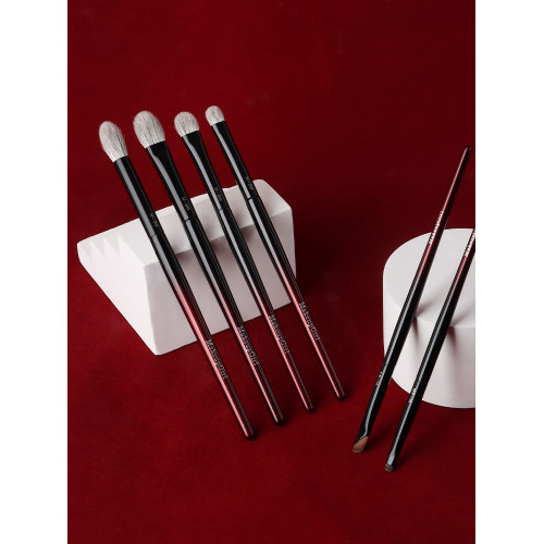 魅女郎硃釉眼影刷套裝細節暈染眼線刷動物毛眼部三件套滄州化妝刷