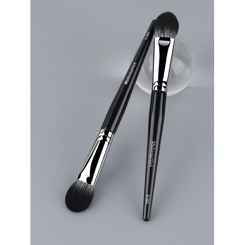 魅女郎S260腮紅刷舌形刷可攜式扁頭刷侷部定妝刷曬紅女化妝刷一支裝