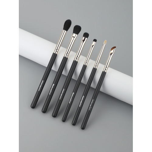 魅女郎六支眼影刷套裝暈染鋪色刷小號細節刷鐮刀眼線刷眼部化妝刷