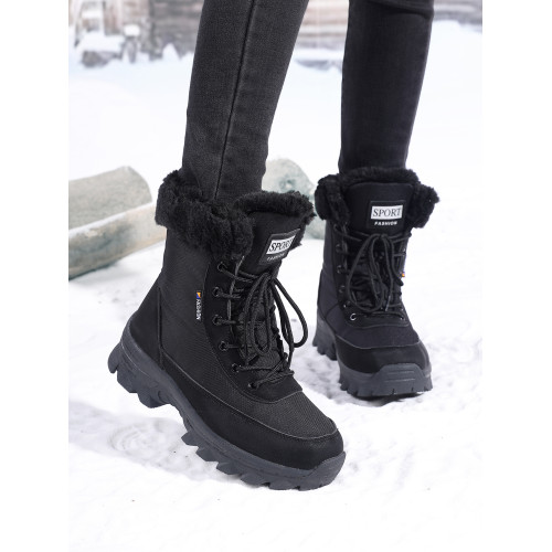 雪地靴女2025新款冬季加絨加厚保暖高幫棉鞋防水防滑厚底中筒短靴 雪地靴女2025新款冬季加絨加厚保暖高幫棉鞋防水防滑厚底中筒短靴