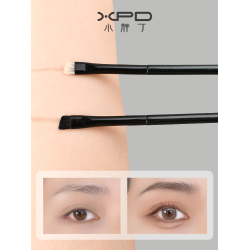 小胖丁K116眉刷野生眉霧眉刀鋒扁頭動物毛眉毛眉粉眉梳斜角化妝刷