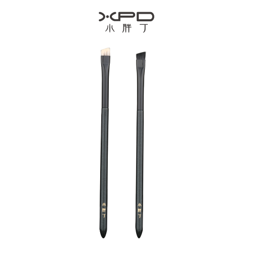 小胖丁K116眉刷野生眉霧眉刀鋒扁頭動物毛眉毛眉粉眉梳斜角化妝刷