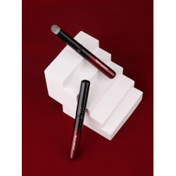 魅女郎硃釉N31圓頭脣刷帶蓋專業迷你口紅筆刷脣部暈染可攜式化妝刷