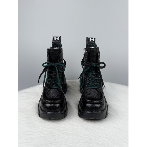 厚底增高羊毛雪地靴女防滑2025冬季新款防寒保暖大棉鞋加絨厚棉靴