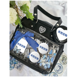 蝴蝶忍鬼滅之刃吧唧痛包穀子斜後後背包手提單肩包學生日系大容量可愛