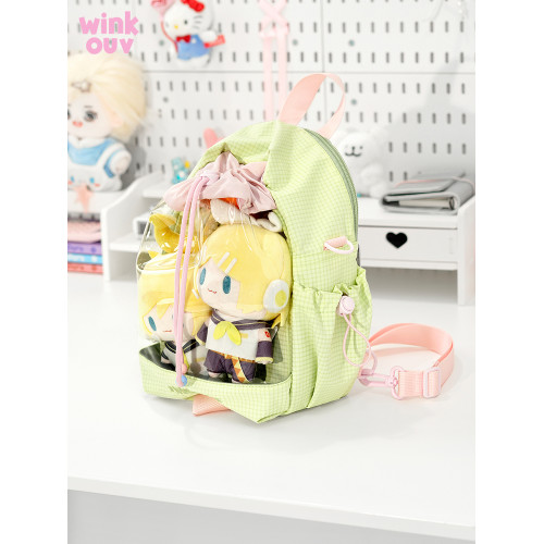 winkouv小型抽繩雙肩斜背痛包小食量20cm日常10cm外出迷你小娃包 winkouv小型抽繩雙肩斜背痛包小食量20cm日常10cm外出迷你小娃包