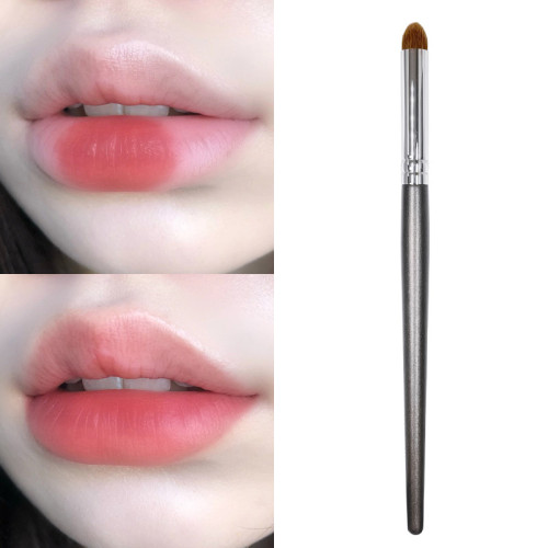 小圓頭脣部暈染刷脣刷口紅刷化妝師專用帶蓋小號子彈頭遮瑕筆刷 小圓頭脣部暈染刷脣刷口紅刷化妝師專用帶蓋小號子彈頭遮瑕筆刷