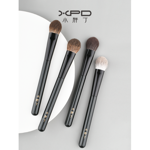 小胖丁K07舌形高光刷觸感柔軟紅松鼠毛侷部提亮刷小號腮紅化妝刷