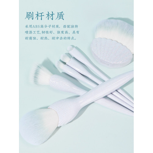 LADES/藍蒂絲6支北極星化妝刷套刷眼部新手可攜式散粉刷 修容刷工具