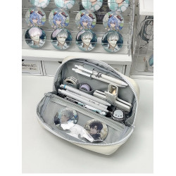 小食量痛包筆袋立體式可折曡收納文具袋簡約高顔值學生吧唧文具盒