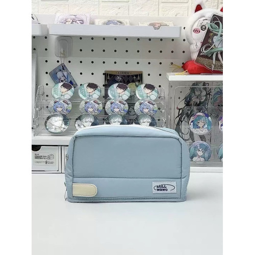 小食量痛包筆袋立體式可折曡收納文具袋簡約高顔值學生吧唧文具盒