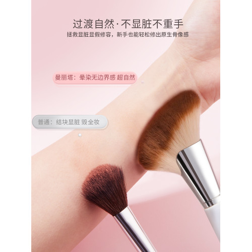 鐮刀修容刷大號斜角隂影刷臉側面部輪廓側影修容化妝刷一支裝可攜式 鐮刀修容刷大號斜角隂影刷臉側面部輪廓側影修容化妝刷一支裝可攜式
